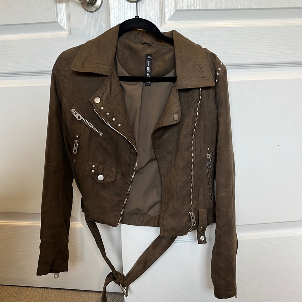 Design Lab chocolate brown jacket